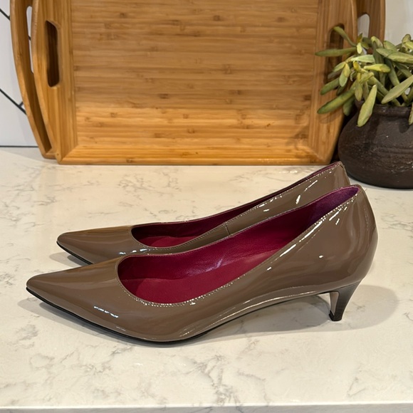 Cole Haan | Shoes | Cole Haan Patent Leather Grey Nude Nike Air Sole